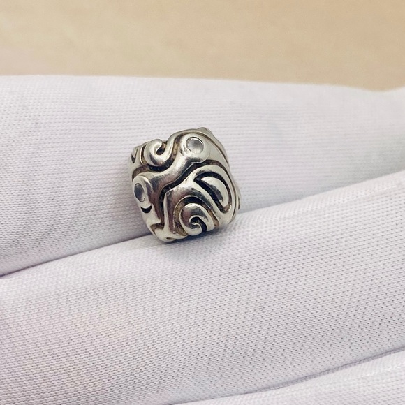 EUC Pandora 790548CZ Sterling Silver Day Dream Bead w/ Clear Zirconia - Picture 6 of 11